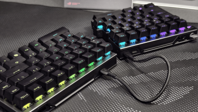 أسوس تكشف النقاب عن لوحة مفاتيح ROG Falcata المبتكرة وفأرة ROG Harpe 2 Ace خلال #Computex2025