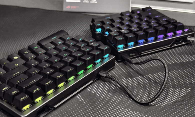 أسوس تكشف النقاب عن لوحة مفاتيح ROG Falcata المبتكرة وفأرة ROG Harpe 2 Ace خلال #Computex2025