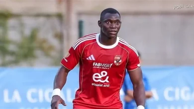 أليو ديانج يستأنف تدريبات الأهلي في الوقت المحدد