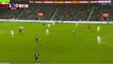 أهم أحداث وأهداف الشوط الأول لمباراة ليفربول وبورنموث في الدوري الإنجليزي 2025-26