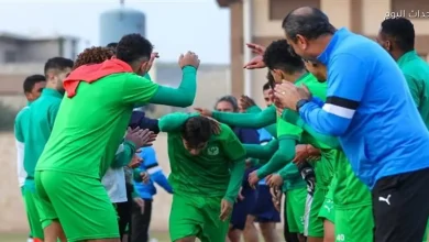 استقبال خاص للزمراوي وصوافطة في تدريبات المصري