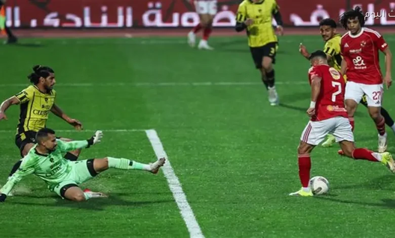 الأهلي يتغلب على وادي دجلة 3-1 في الشوط الثاني من الدوري المصري