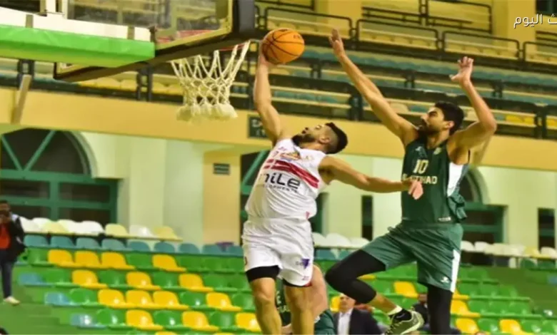 الاتحاد يحقق الفوز على الزمالك في قمة الجولة التاسعة لدوري السلة