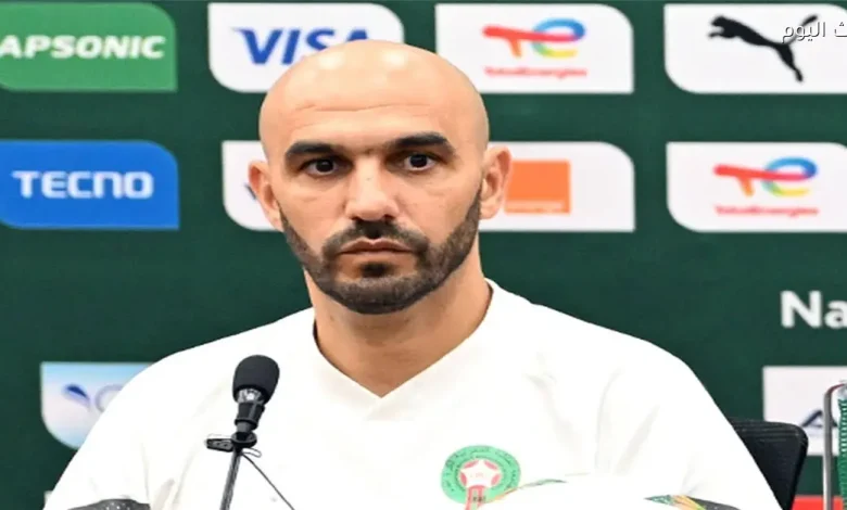 الركراكي: نواجه الضغط بثقة قبل المواجهة مع الكاميرون