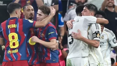 تابعوا الكلاسيكو مباشرة الآن.. مشاهدة مباراة برشلونة ضد ريال مدريد بث مباشر في نهائي كأس السوبر الإسباني 2026 | التشكيل والقنوات الناقلة