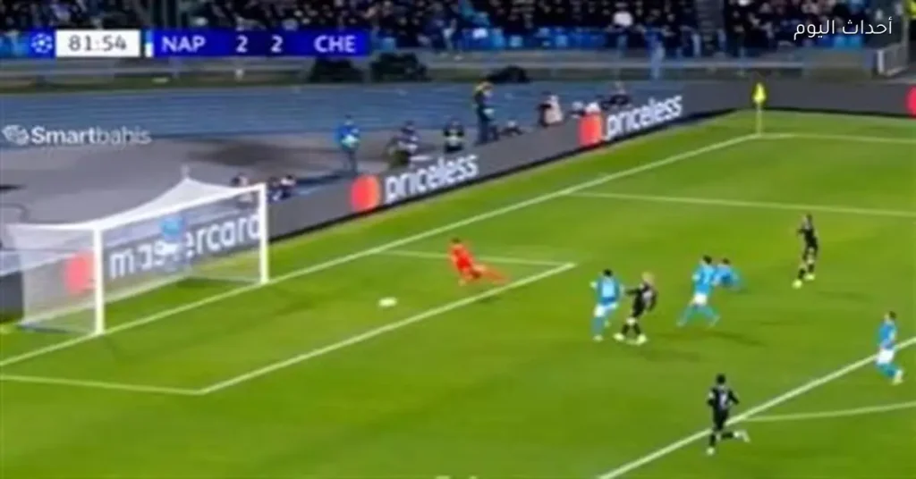 تشيلسي يحقق الفوز على نابولي 3-2 في الشوط الثاني من دوري أبطال أوروبا