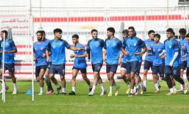 زمالك يجهز لمباراة المصري من خلال تدريبات استشفائية