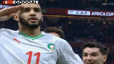 صيباري يوقع الهدف الثاني للمغرب في مرمى الكاميرون