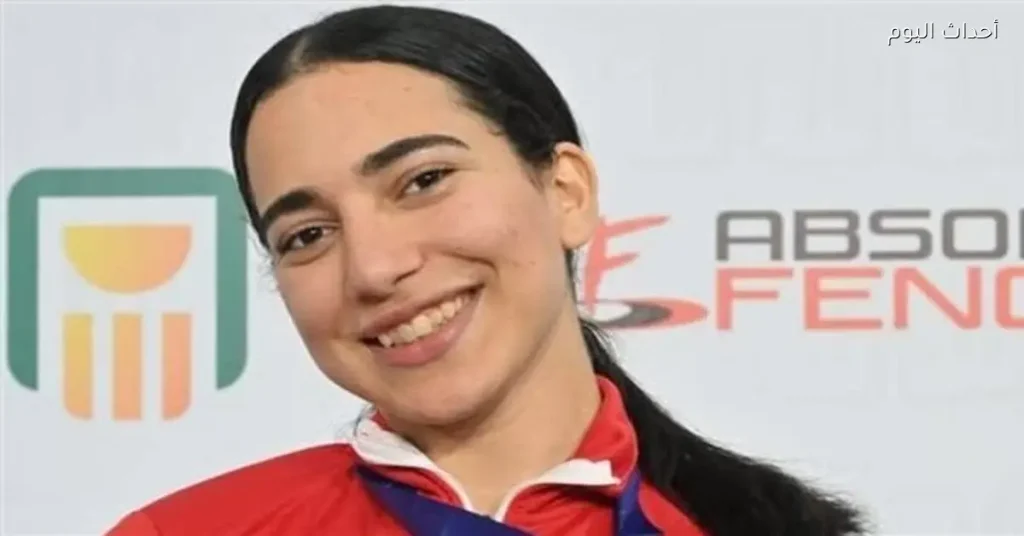 فرح محفوظ تحرز ميدالية كأس العالم في سيف المبارزة