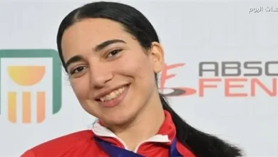فرح محفوظ تحرز ميدالية كأس العالم في سيف المبارزة