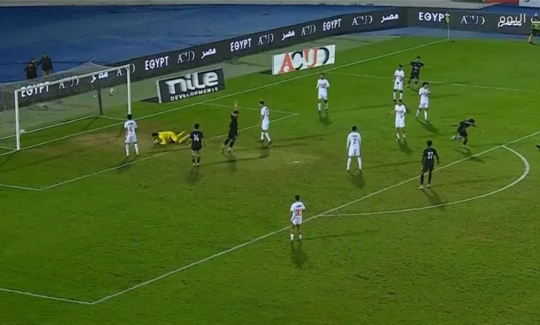 كباكا يسجل هدف زد الأول في شباك الزمالك