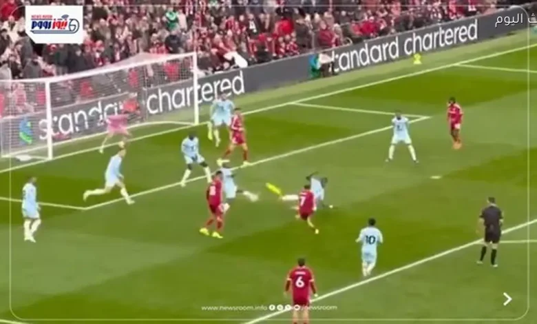 ليفربول يفتتح التسجيل في الشوط الأول أمام بيرنلي بالدوري الإنجليزي