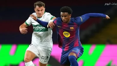 مباراة برشلونة وإلتشي في الدوري الإسباني 2026 وتفاصيل قنوات البث المباشر