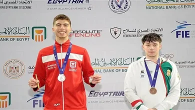 مصر تنال أول ميدالية في منافسات فردي الناشئين بكأس العالم للسلاح