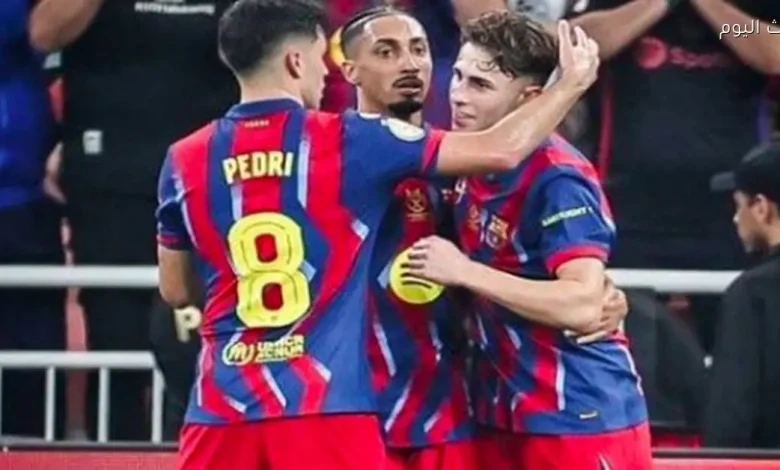 ملخص وأهداف الشوط الأول لمباراة برشلونة وسلافيا براغ في دوري الأبطال 2025-26