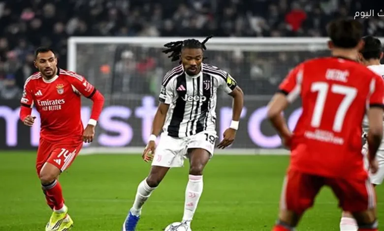 ملخص وأهداف الشوط الأول لمباراة يوفنتوس ضد بنفيكا في دوري الأبطال