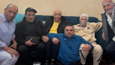 نجوم الإسماعيلي يلتقون حسن شحاتة في منزله