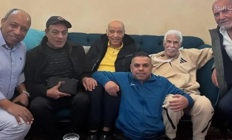 نجوم الإسماعيلي يلتقون حسن شحاتة في منزله