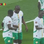 ندياي يسجل الهدف الأول للسنغال في المباراة ضد مالي بكأس أمم أفريقيا