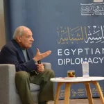 وزير الرياضة يشارك في محاضرة إبراهيم محلب لتبادل الخبرات الوطنية مع الشباب