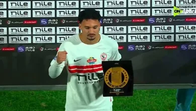 أحمد شريف يتألق كأفضل لاعب في مباراة الزمالك وكهرباء الإسماعيلية بعد انتصار الزمالك بخمسة أهداف.