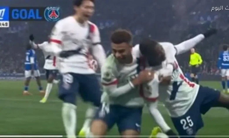 باريس سان جيرمان يفوز على ستراسبورج 2-1 في الدوري الفرنسي
