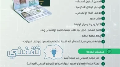 تجديد الجواز الإلكتروني متاح لمن تجاوزوا 21 عامًا