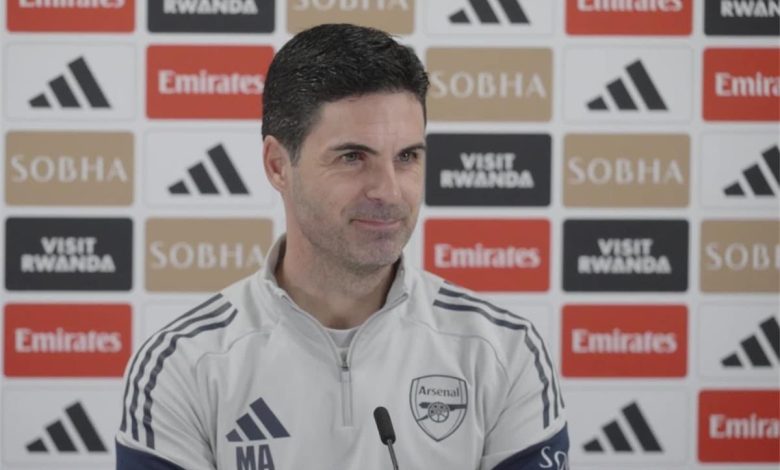 أرتيتا يتطلع بفارغ الصبر لتحقيق اللقب قبل مواجهة مانشستر سيتي