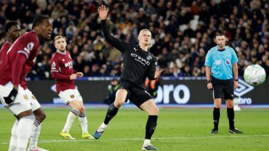 أفضل لاعب في مباراة مانشستر سيتي ضد وست هام بالدوري الإنجليزي