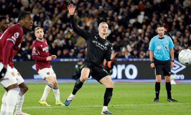 أفضل لاعب في مباراة مانشستر سيتي ضد وست هام بالدوري الإنجليزي