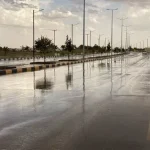 أمطار متوسطة تسيطر على محافظة طريف والمناطق المحيطة بها