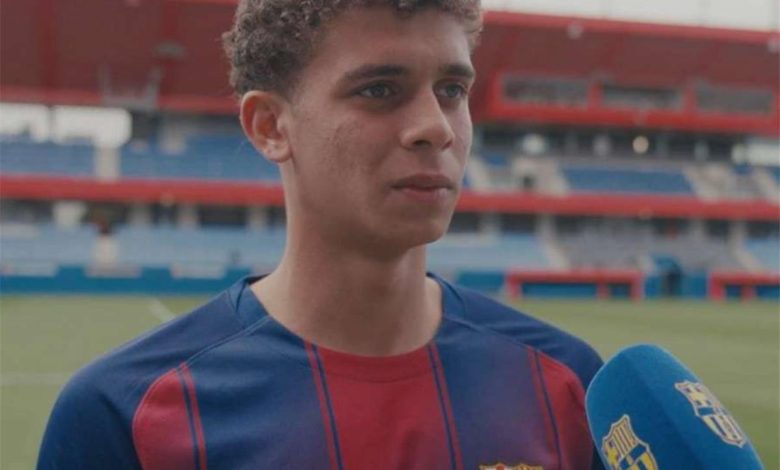 أول تصريح لحمزة عبد الكريم بعد تسجيله هدفه مع برشلونة