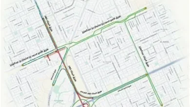 إغلاق مؤقت لطريق الملك فهد صباحاً لبدء تنفيذ المسار الرياضي