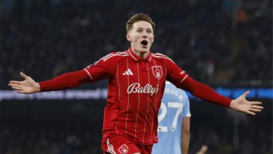 إليوت أندرسون يسجل هدف التعادل لنوتينجهام في مواجهة مانشستر سيتي - فيديو حصري