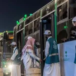 استمرار خدمات النقل الترددي للمسجد النبوي بعد صلاة التهجد ليلة 27 رمضان