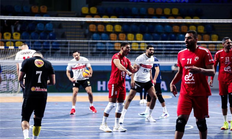 الأهلي يتوج بلقب دوري السوبر للكرة الطائرة بعد انتصاره على الزمالك