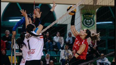 الأهلي يتوج بلقب كأس مصر للكرة الطائرة للإناث بفوزه على الزمالك