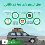المرور السعودي يشدد على ضرورة فحص المركبات قبل السفر في حالات الطقس الممطر