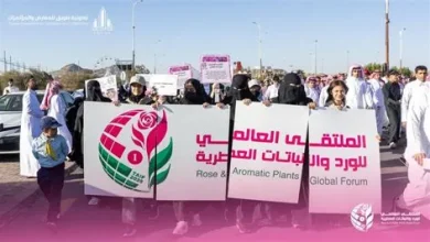 النسخة الثانية من الملتقى العالمي للورد والنباتات العطرية تفتتح أبوابها