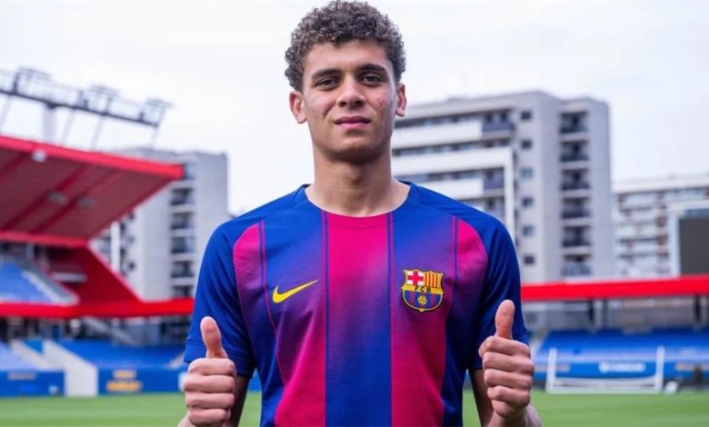 برشلونة يبرز الأداء المتميز لحمزة عبد الكريم في ظهوره الأول