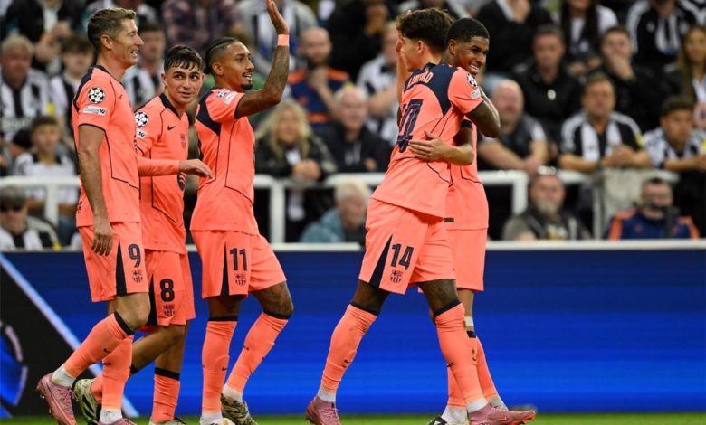 تشكيلة برشلونة المرتقبة لمواجهة نيوكاسل اليوم في دوري أبطال أوروبا