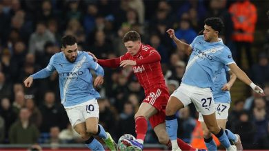 جدول مباريات مانشستر سيتي القادمة في الدوري الإنجليزي بعد التعادل مع نوتينغهام فورست