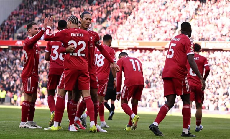 جماهير ليفربول تصوت لاختيار نجم المباراة أمام وست هام في الدوري الإنجليزي