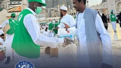 جمعية خيرية في مركز جذم توزع إفطار 50 ألف صائم بالحرم المكي خلال شهر رمضان