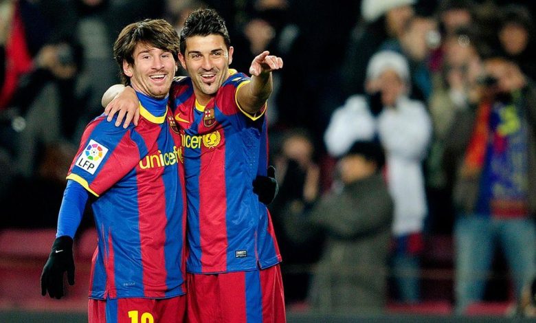 ديفيد فيا: ميسي لا يُضاهى وتقديري له تزايد خلال فترة لعبي في برشلونة