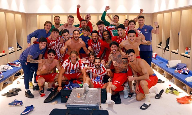 رد فعل مثير من جريزمان بعد تأهل أتلتيكو مدريد على حساب برشلونة إلى نهائي كأس الملك