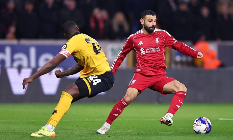 شبكة إنجليزية: محمد صلاح يواجه تحديين في مواجهة ليفربول وولفرهامبتون