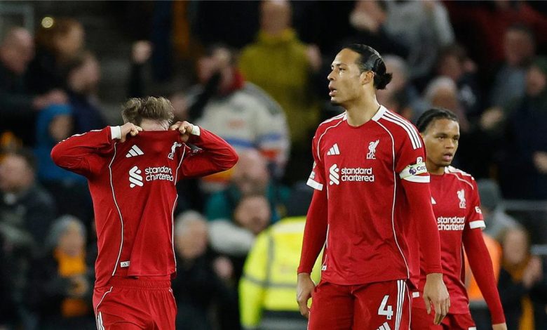 فان دايك يوجه اللوم للاعبي ليفربول عقب الهزيمة المفاجئة أمام ولفرهامبتون