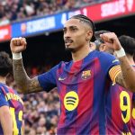 فيديو حصري: تألق رافينها يسجل هاتريك ويقود برشلونة لاكتساح إشبيلية بخماسية في الدوري الإسباني