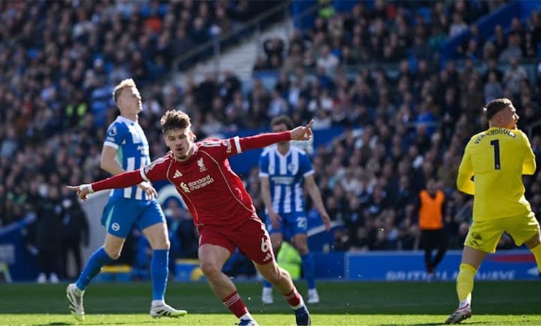 فيديو حصري: كيركيز يُسجل هدف التعادل لليفربول ضد برايتون في الدوري الإنجليزي الممتاز